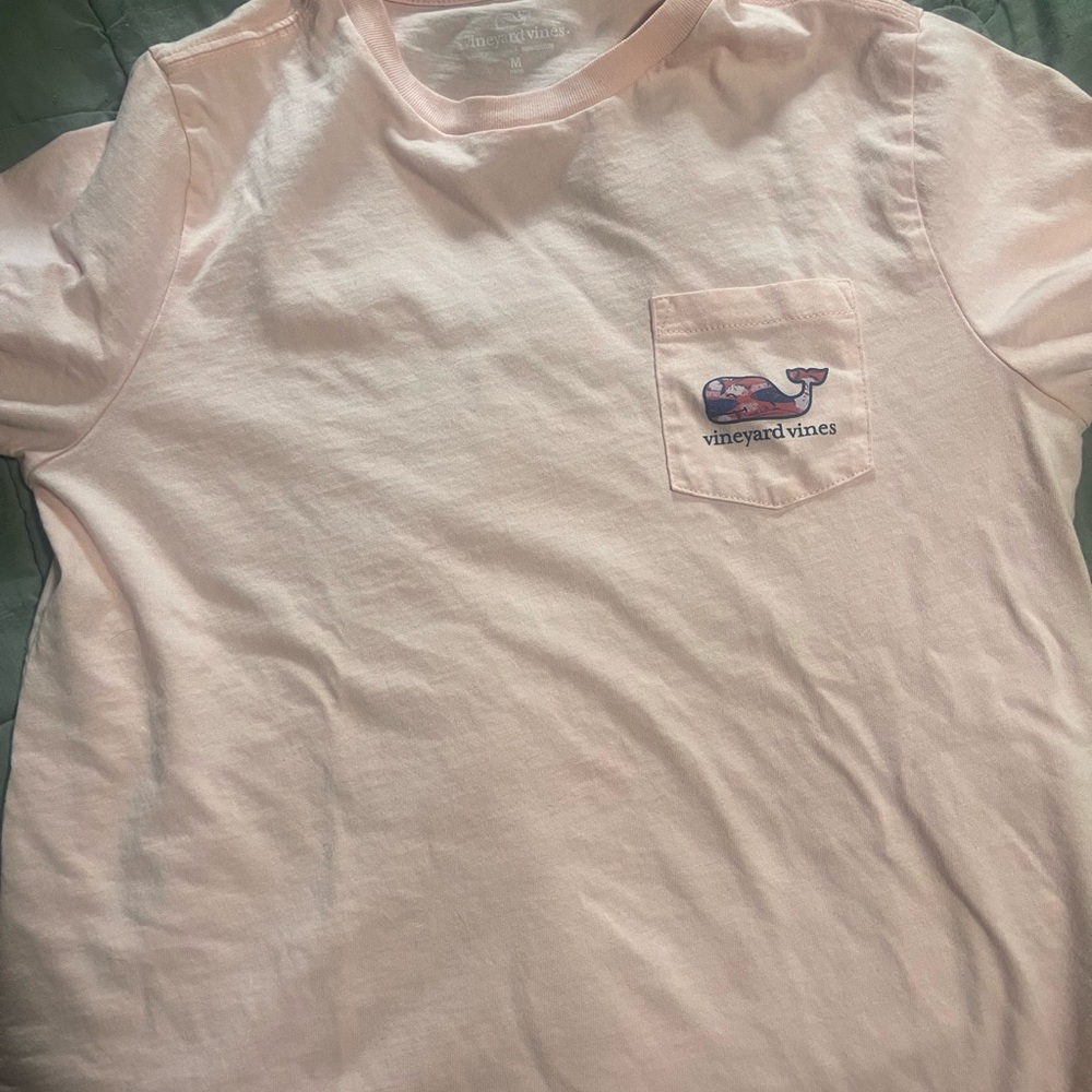 Vineyard Vines Light Pink Pocket Tee